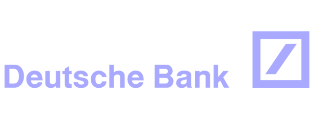 Deutsche Bank logo in black and white